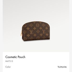 Authentic Louis Vuitton cosmetic pouch